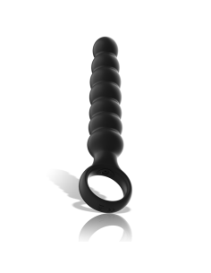 BLACK&SILVER - BOB POTENTE VIBRADOR DILATADOR ANAL SILICONA 2