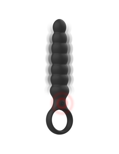 BLACK&SILVER - BOB POTENTE VIBRADOR DILATADOR ANAL SILICONA Vibradores Anales