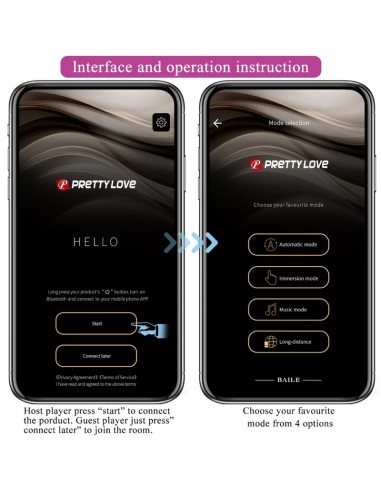 PRETTY LOVE - JEFFERSON PLUG ANAL CONTROLADO POR APP NEGRO Plugs Anales