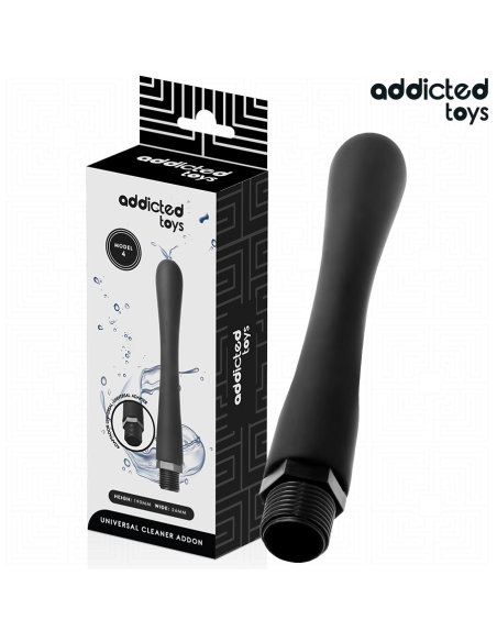 ADDICTED TOYS - LIMPIADOR ANAL CON ADAPTADOR UNIVERSAL MODELO 4 Ducha Anal