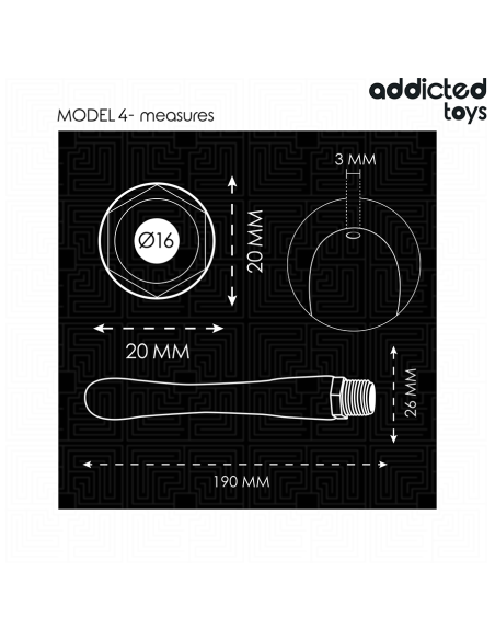 ADDICTED TOYS - LIMPIADOR ANAL CON ADAPTADOR UNIVERSAL MODELO 4 Ducha Anal