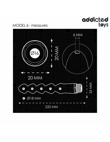 ADDICTED TOYS - LIMPIADOR ANAL CON ADAPTADOR UNIVERSAL MODELO 6 Ducha Anal