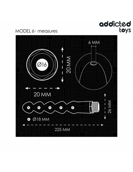 ADDICTED TOYS - LIMPIADOR ANAL CON ADAPTADOR UNIVERSAL MODELO 6 Ducha Anal