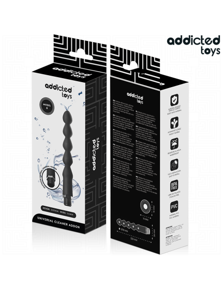 ADDICTED TOYS - LIMPIADOR ANAL CON ADAPTADOR UNIVERSAL MODELO 6 Ducha Anal