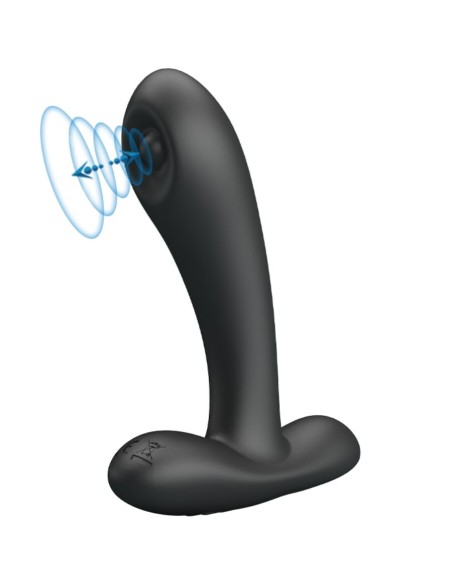 PRETTY LOVE - REMINGTON MASAJEADOR VIBRADOR ANAL Y VAGINAL NEGRO Vibradores Clásicos anales o vaginales