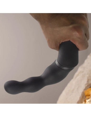 ROCKS- OFF - ADAPT VIBRADOR PROSTÁTICO Y ANAL NEGRO Plugs Anales