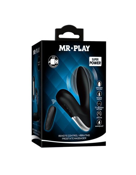 MR PLAY - MASAJEADOR DE PRÓSTATA CON VIBRACIÓN CONTROL REMOTO Especial Prostáticos