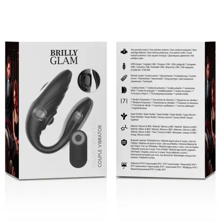 Couple Pulsing & Vibrating Control Remoto | Brilly Glam
