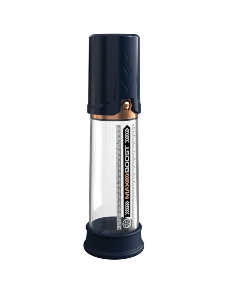 PUMP WORX - BOMBA DE ERECCION MAX BOOST AZUL Bomba Alargadora Pene