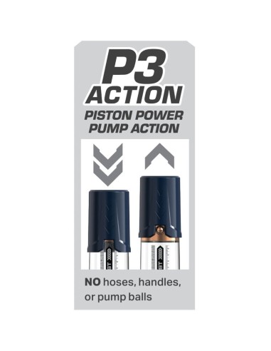 PUMP WORX - BOMBA DE ERECCION MAX BOOST AZUL Bomba Alargadora Pene