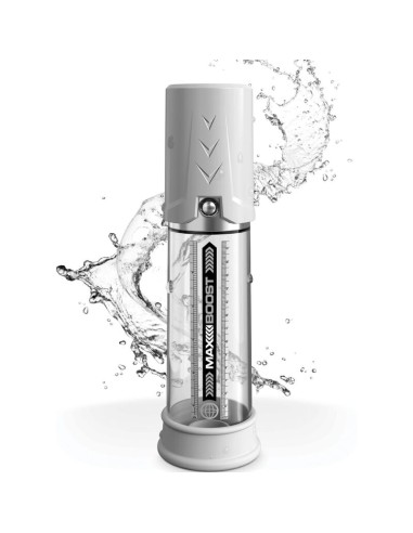 PUMP WORX - BOMBA DE ERECCION MAX BOOST BLANCO Bomba Alargadora Pene