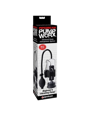 PUMP WORX - BOMBA DE SUCCIONADOR VIBRADORA PARA PRINCIPIANTES Bomba Alargadora Pene