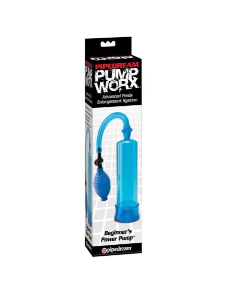 PUMP WORX - BOMBA DE ERECCION PRINCIPIANTES AZUL Bomba Alargadora Pene