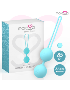 MORESSA - OSIAN THREE ENTRENAMIENTO SUELO PELVICO 85 gr PREMIUM SILICONA LILA Bolas Silicona