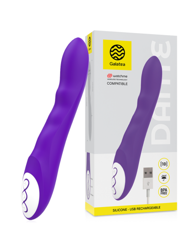 GALATEA - DANTE VIBRADOR LILA + MANDO CONTROL REMOTO WATCHME 