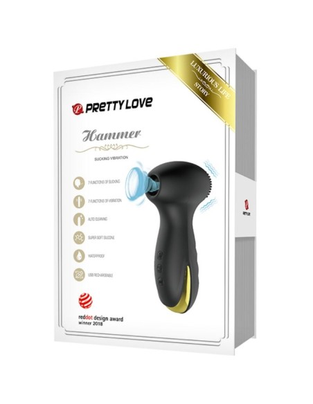 PRETTY LOVE - SMART HAMMER VIBRACIÓN Y SUCCIONADOR Estimuladores