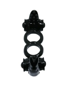 ARMONY - MANTA ANILLO VIBRADOR TESTÍCULOS NEGRO Anillos con Vibración 2