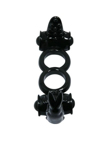 BAILE - SWEET RING ANILLO DOBLE CON RABBIT DOBLE Anillos con Vibración