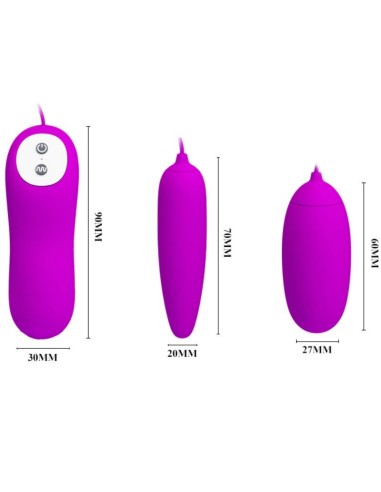 PRETTY LOVE - IRMA HUEVO VIBRADOR DOBLE Para Clítoris