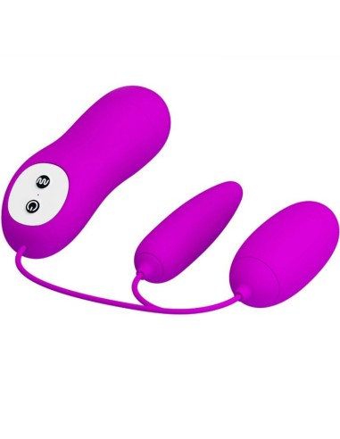 PRETTY LOVE - IRMA HUEVO VIBRADOR DOBLE Para Clítoris