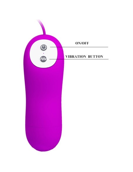 PRETTY LOVE - IRMA HUEVO VIBRADOR DOBLE Para Clítoris