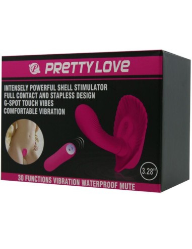 PRETTY LOVE - CONCHA ESTIMULADORA CONTROL REMOTO Vibradores control remoto