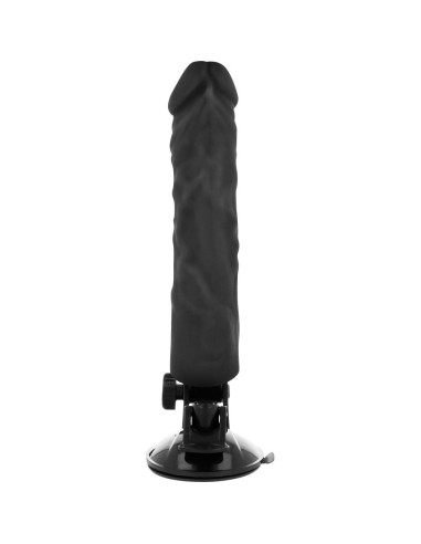 BASECOCK - VIBRADOR REALÍSTICO CONTROL REMOTO NEGRO 21 CM -O- 4 CM Vibradores control remoto