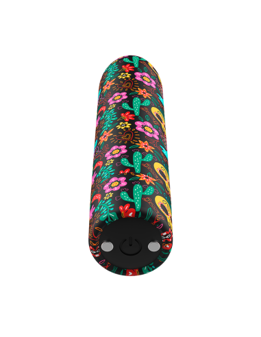 CUSTOM BULLETS - BALA RECARGABLE SKULL 10 INTENSIDADES Balas vibradoras