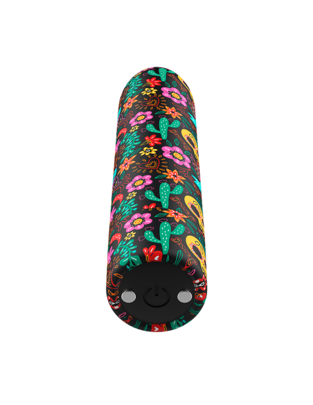 CUSTOM BULLETS - BALA RECARGABLE SKULL 10 INTENSIDADES Balas vibradoras