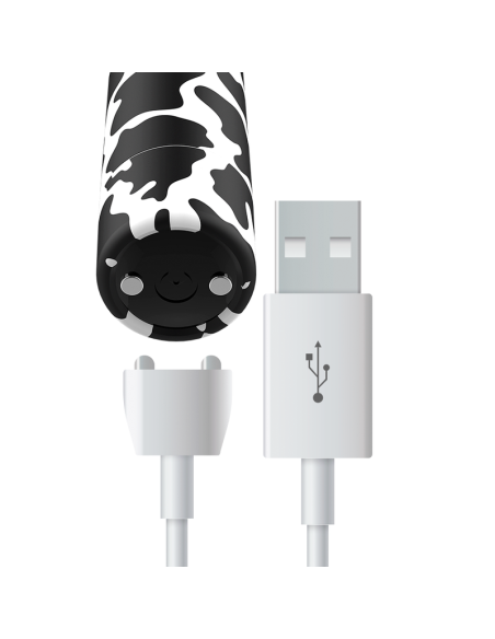 CUSTOM BULLETS - BALA RECARGABLE COW 10 INTENSIDADES Balas vibradoras