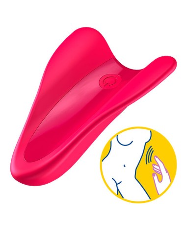 SATISFYER - HIGH FLY VIBRADOR DEDAL FUCHSIA Vibradores Dedo