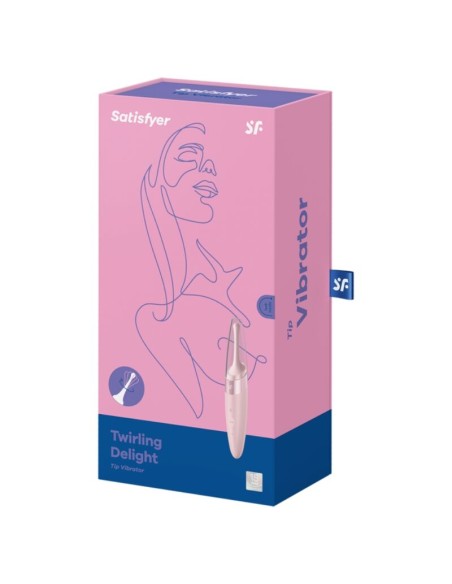 SATISFYER - TWIRLING DELIGHT ESTIMULADOR CLITORIS ROSA Para Clítoris