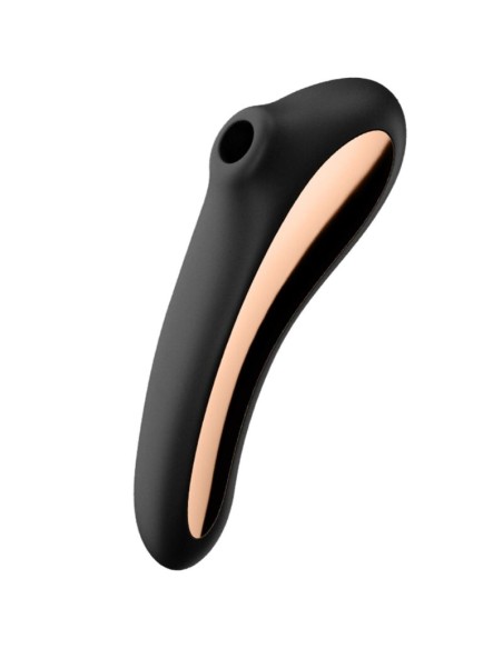 SATISFYER - DUAL KISS ESTIMULADOR CLITORIS NEGRO Succionadores sin vibración