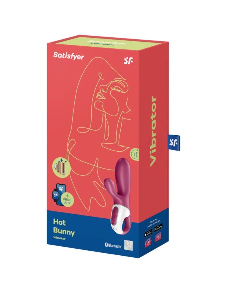 SATISFYER - HOT BUNNY VIBRADOR PUNTO G Vibradores HI-TECH