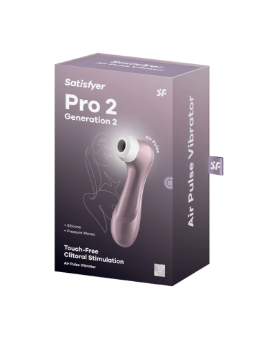 SATISFYER - PRO 2 ESTIMULADOR VIOLETA Succionadores sin vibración