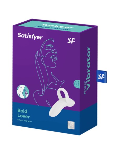 SATISFYER - BOLD LOVER DEDAL VIBRADOR BLANCO Vibradores Dedo