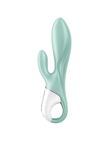SATISFYER - AIR PUMP BUNNY 5+ VIBRADOR RABBIT INFLABLE APP VERDE Vibradores con APP
