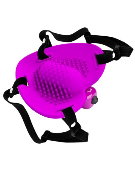 PRETTY LOVE - MASAJEADOR DE CLÍTORIS HEARTBEAT 10 MODOS DE VIBRACIÓN MORADO Estimuladores