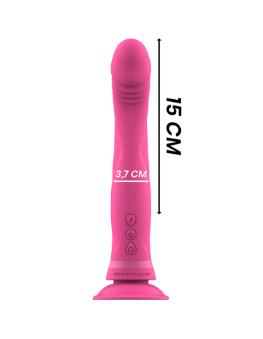 INTENSE - MICHELANGELO DILDO VIBRADOR SILICONA ROSA Rotadores y vibradores