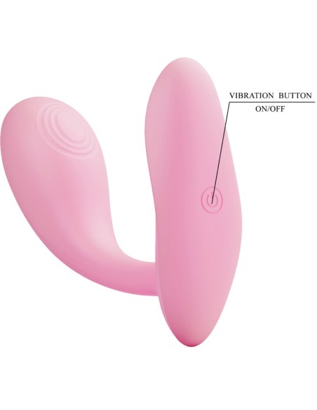 PRETTY LOVE - BAIRD G-SPOT 12 VIBRACIONES RECARGABLE ROSA APP Vibradores con APP