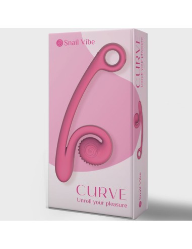 SNAIL VIBE - CURVE VIBRADOR ROSA Vibradores HI-TECH