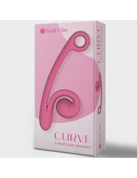 SNAIL VIBE - CURVE VIBRADOR ROSA Vibradores HI-TECH