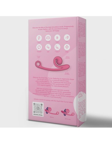 SNAIL VIBE - CURVE VIBRADOR ROSA Vibradores HI-TECH