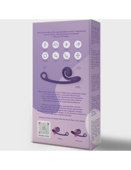 SNAIL VIBE - CURVE VIBRADOR MORADO Vibradores HI-TECH