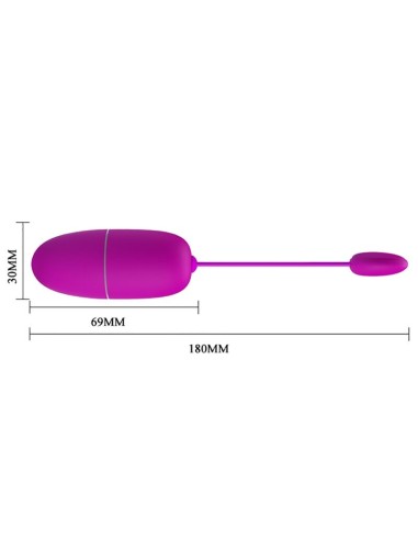 PRETTY LOVE - NYMPH HUEVO VIBRADOR CONTROLADO POR APP VIOLETA Huevos vibradores