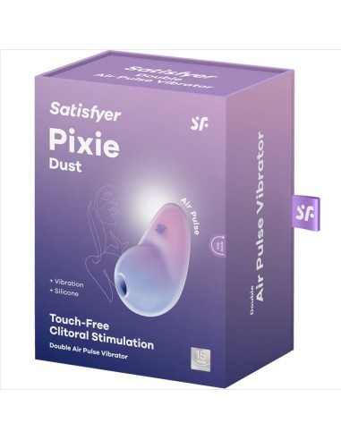 SATISFYER - PIXIE DUST LILA ESTIMULADOR AIR PLUSE Succionadores sin vibración