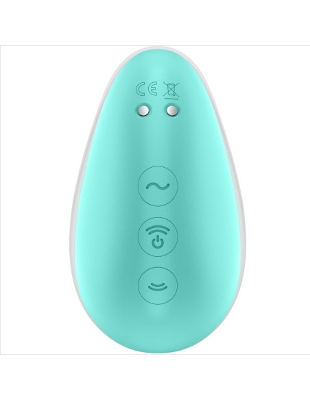 SATISFYER - PIXIE DUST AZUL ESTIMULADOR AIR PLUSE Succionadores sin vibración