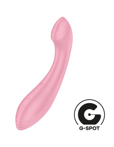 SATISFYER - G-FORCE ESTIMULADOR VIBRADOR PUNTO G ROSA Para Clítoris