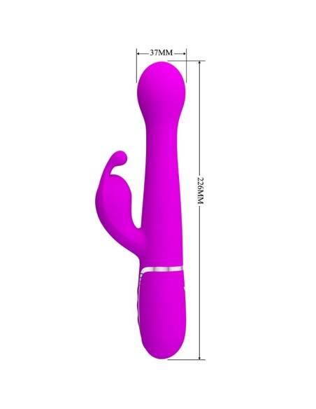 PRETTY LOVE - DEJON VIBRADOR RABBIT 3 EN 1 MULTIFUNCIÓN VIOLETA Vibradores Rabbit
