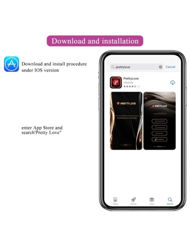 PRETTY LOVE - NYMPH HUEVO VIBRADOR CONTROLADO POR APP LILA Vibradores con APP